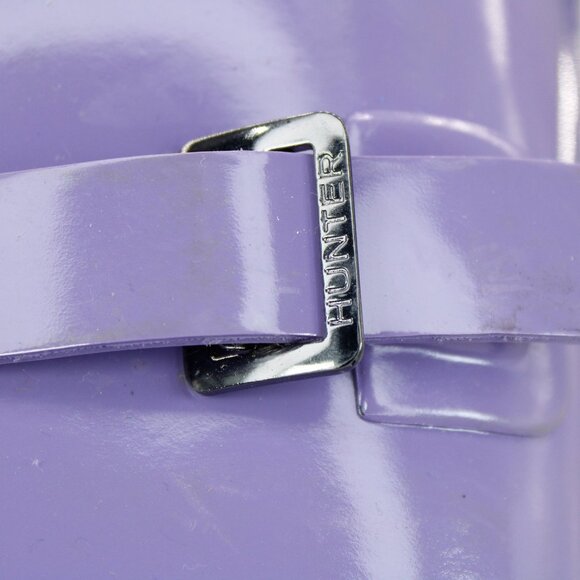 Hunter Women's Purple Original Tall Gloss Rain Boots Thistle: Size 6 US/37 EU - Picture 7 of 9